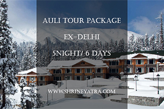 6 Days Auli Tour Package Ex Delhi