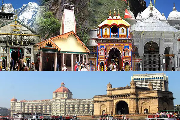 Chardham Yatra Package from Mumbai 12 Night/13 Days