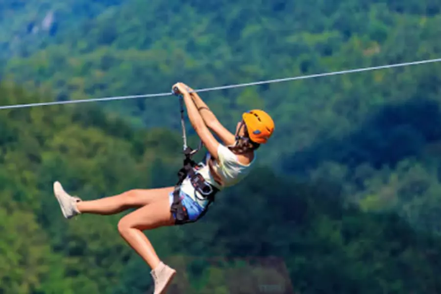 Ziplining in Uttarakhand