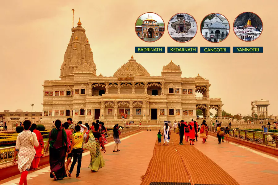 Chardham Yatra with Agra and Mathura Tour Package
