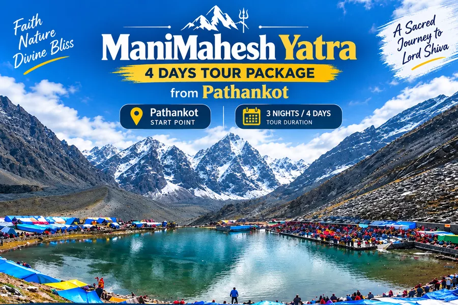 Mani Mahesh Yatra Package from Pathankot (03 Nights & 04 Days)